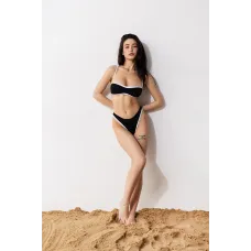Купальник женский бандо Perfect Female chill S Черный (187SW/21BR/blwh)