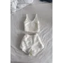 Махрова піжама Perfect Female Молочний S (191PJ-39SS-mi)
