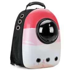 Рюкзак для переноски домашних питомцев CosmoPet CP-87 с иллюминатором 38х28х20 см Разноцветный (3_06088)