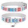 Ошейник для собак WAUDOG Design с QR паспортом Этно L  38-49 см Разноцветный (Collar377615)