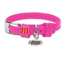 Нашийник для собак WAUDOG Glamour з QR паспортом L 38-49 см Рожевий (Collar33047) Нашийник для собак WAUDOG Glamour з QR паспортом L 38-49 см Рожевий (Collar33047)