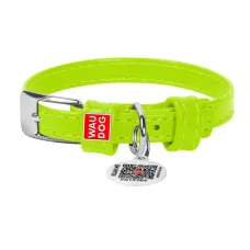 Нашийник для собак WAUDOG Glamour з QR паспортом L 38-49 см Салатовий (Collar33045) Нашийник для собак WAUDOG Glamour з QR паспортом L 38-49 см Салатовий (Collar33045)