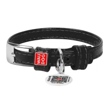 Нашийник для собак WAUDOG Glamour з QR паспортом L 38-49 см Чорний (Collar33041) Нашийник для собак WAUDOG Glamour з QR паспортом L 38-49 см Чорний (Collar33041)