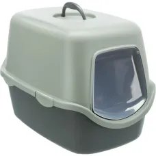 Туалет для кішок Trixie Vico закритий 40x40x56 см Сіро-зелений (40210) Туалет для кішок Trixie Vico закритий 40x40x56 см Сіро-зелений (40210)