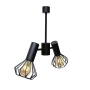 Люстра MSK Electric Diadem на два плафони Е27 NL 22152-2 BK Чорний (619803)