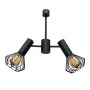 Люстра MSK Electric Diadem на два плафони Е27 NL 22152-2 BK Чорний (619803)