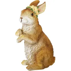 Інтер'єрна фігурка Bona Bunny with yellow flowers 31 см Різнокольоровий (261489) Інтер'єрна фігурка Bona Bunny with yellow flowers 31 см Різнокольоровий (261489)