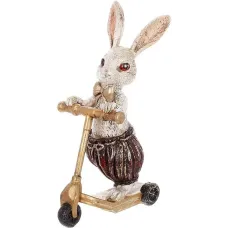 Інтер'єрна фігурка Bona Rabbit-boy on a scooter 25 см Різнокольоровий (261509) Інтер'єрна фігурка Bona Rabbit-boy on a scooter 25 см Різнокольоровий (261509)