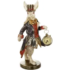 Інтер'єрна фігурка Bona Rabbit with a Clock 18x12x33 см Різнобарвний (261519) Інтер'єрна фігурка Bona Rabbit with a Clock 18x12x33 см Різнобарвний (261519)