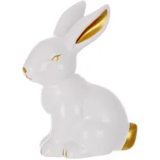 Декоративні фігурки Bona Rabbit with golden ears 10 см 6 шт Різнобарвний (261529)