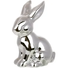 Декоративні фігурки Bona Silver Rabbit 11 см 6 шт Різнокольоровий (261533)
