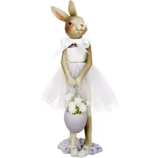 Декоративна фігурка Bona Lady Rabbit 25 см Різнокольоровий (261554)
