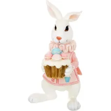 Декоративна фігурка Bona Hare with Macarons 30 см Різнокольоровий (261579)