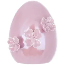 Інтер'єрна міні фігурка Bona Egg in Flowers 10 см Рожевий (261610) Інтер'єрна міні фігурка Bona Egg in Flowers 10 см Рожевий (261610)
