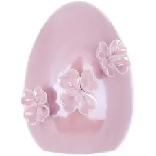 Інтер'єрна міні фігурка Bona Egg in Flowers 13.5 см Рожевий (261613) Інтер'єрна міні фігурка Bona Egg in Flowers 13.5 см Рожевий (261613)