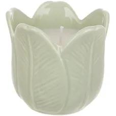 Інтер'єрний свічник Bona Green Tulip diameter 9 см Світло-зелений (DP261645) Інтер'єрний свічник Bona Green Tulip diameter 9 см Світло-зелений (DP261645)