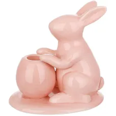 Інтер'єрний свічник Bona Pink Rabbit 12 см (DP261653) Інтер'єрний свічник Bona Pink Rabbit 12 см (DP261653)
