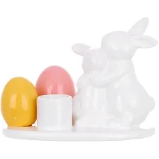 Інтер'єрний свічник Bona Easter family of Rabbits 13x9x10 см Різнокольоровий (DP261658) Інтер'єрний свічник Bona Easter family of Rabbits 13x9x10 см Різнокольоровий (DP261658)