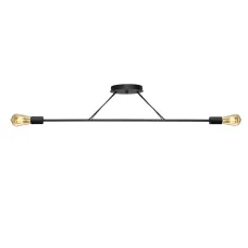 Люстра підвісна MSK Electric Asket на дві лампи Е27 NL 10320-2 BK Чорний (619546)