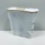 Ємність для сипучих Dunya Plastik 24,5х19,5х7 см 2,9 л Біло-бежевий 30314 (23258)