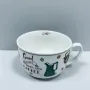 Чашка порцелянова S&T 3186 Starts with coffee 650 мл 12,2x9 см 23276