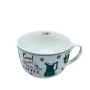 Чашка порцелянова S&T 3186 Starts with coffee 650 мл 12,2x9 см 23276