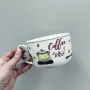 Чашка порцелянова S&T 3186 Coffee more 650 мл 12,2x9 см 23277