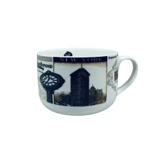 Чашка фарфоровая S&T 3187 New York 700 мл 12.8x9 см 23287 Чашка фарфоровая S&T 3187 New York 700 мл 12.8x9 см 23287