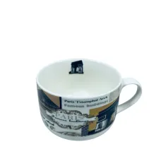 Чашка фарфоровая S&T 3187 Paris 700 мл 12.8x9 см Чашка фарфоровая S&T 3187 Paris 700 мл 12.8x9 см