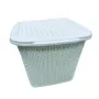 Кошик пластиковий з кришкою Ucsan Plastik М-071 30,5x32x25 см 15 л Білий