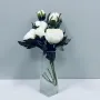 Ваза скляна для квітів Uniglass 5964 28 см 23319