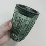 Стакан с крышкой LOVWISH MLJZ/L 8551 Линии 400 мл Темно-зеленый