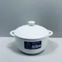 Горщик для запікання з кришкою Wilmax Slatestone WL-661540/A 18см/600мл White