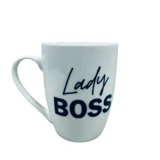 Чашка керамічна Kvarta Lady Boss 1798 подарункова коробка 360 мл Білий (23391) Чашка керамічна Kvarta Lady Boss 1798 подарункова коробка 360 мл Білий (23391)