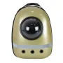 Рюкзак для переноски домашних питомцев CosmoPet CP-87 с иллюминатором 38х28х20 см Золотистый (3_06111)