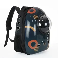 Рюкзак для переноски домашних питомцев CosmoPet CP-87 с иллюминатором 38х28х20 см Разноцветный (3_06112)