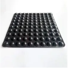 Стопер відбійник для дверей One Size 0,8 х0,3 см Чорний 100 шт (H051127)