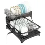 Сушилка для посуды с ковриком DRT К4 33х44 см Черный (H051321)