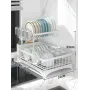 Сушилка для посуды с ковриком DRT К5 44х31 см Белый (H051322)