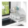 Сушилка для посуды с ковриком DRT К5 44х31 см Белый (H051322)
