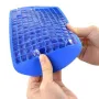 Силіконова форма для льоду VR Кубики 160 ячеек 23 х 12 см Синій (H051361)