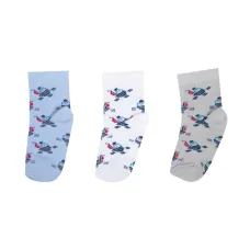 Дитячі шкарпетки для хлопчика Gabbi NSM-792/3 8-10 (90793) Різнокольоровий 3 шт Дитячі шкарпетки для хлопчика Gabbi NSM-792/3 8-10 (90793) Різнокольоровий 3 шт