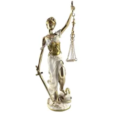 Статуетка No Brand Феміда 32,5х13х10 см Різнокольоровий (DN35229)