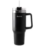 Термокружка с ручкой и соломинкой Magio MG-1087 1.2 л Black