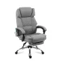 Офісніе крісло з масажем Mark Adler Boss 6.0 120х55 см Grey