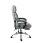 Офісніе крісло з масажем Mark Adler Boss 6.0 120х55 см Grey