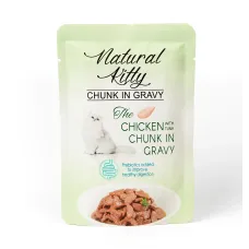 Пауч для котів Natural Kitty Курка Тунець 85 г (NKS240802)