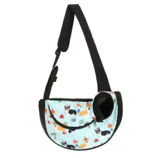 Слинг-переноска для котов и собак No Brand SY-2022-1024-93 L Green Corgi dog 13122-84000