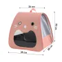 Рюкзак-переноска для кошек и собак Taotaopets 247723 32х35 см Pink 12986-84066
