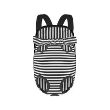 Рюкзак-кенгуру для тварин No Brand DT834 Strip Black-White S 12704-84183